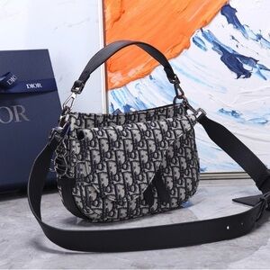 Dior Blue and Gray Women's Bag